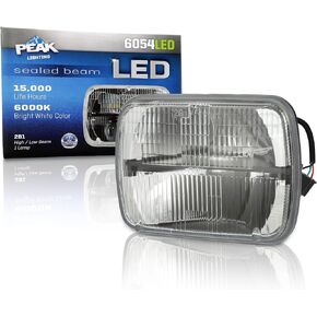 PEAK H6054 Sealed Beam 6000K LED Headlight