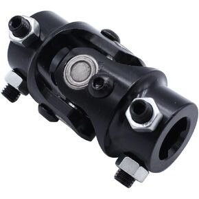 Universal Steering U Joint 3/4" DD X 3/4" DD Black Maximum Working Angle 38 Degree