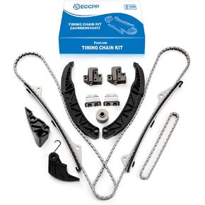 ECCPP Timing Chain Kit fits for 2006-2011 Azera Entourage Genesis Santa Fe Veracruz 3.8L 3.3L TS21178