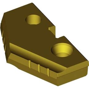 WIDIA WIDIA Metcut 7F1-0953A Spade Blade Insert, 0.9531"/24.210mm, 132 Deg, Right Hand Cut, T-15 HSS, TiAlN Coating, Seat Size 1