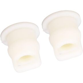Demeras Transfer Case Cable Bushings, Sturdy 68064273AB ABS CVT Transmission Cable Bushing Easy Installation 2Pcs for Wrangler JK MK