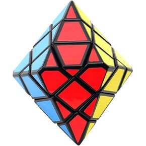 UMESCENE 3x3x3 Hexagonal Cone Speed Cube 3x3 Dodecahedral Magic Cube Brain Teasers Double Cone Cube Puzzle Toys