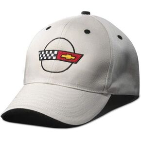 1984-1996 C4 Corvette Embroidered Heritage Hat/Cap - Stone