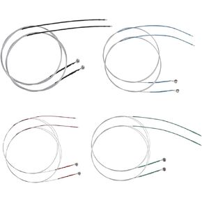 8PCS Violin Strings Full Set (G-D-A-E) Steel Core Compatible with Sizes 1/2, 1/4 and 1/8 Steel Strings with Nickel Plated Ball Head for Violin Instruments