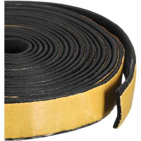 uxcell Weather Stripping 3/4"W x 1/8"T x 26ft L Adhesive Door Window Seal Strip Foam Seal Tape for Doors Window Insulation
