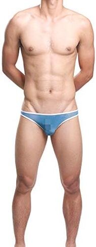 Men's Thongs Underwear T-Back See Through Mesh Bikini Underwear in Saudi Arabia