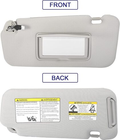X AUTOHAUX Front Left Side Car Sun Visor with Light for Nissan Murano 2009 2010 2011 2012 2013 2014 96401-1AA1B in Saudi Arabia