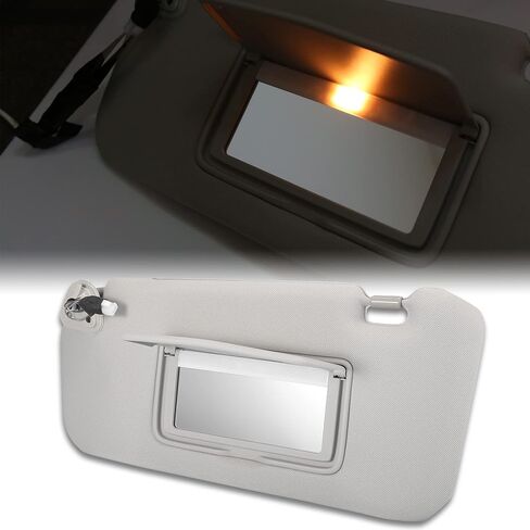 X AUTOHAUX Front Left Side Car Sun Visor with Light for Nissan Murano 2009 2010 2011 2012 2013 2014 96401-1AA1B in Saudi Arabia
