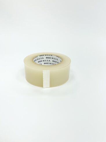 شريط تغليف لاصق شفاف عالي التحمل من Presto Tape - 1 بوصة × 60 ياردة، عبوة من 72 لفة - شريط ربط قوي لتوفير أقصى درجات الأمان. مثالية للتجميع والتجميع والتوحيد. in Kuwait