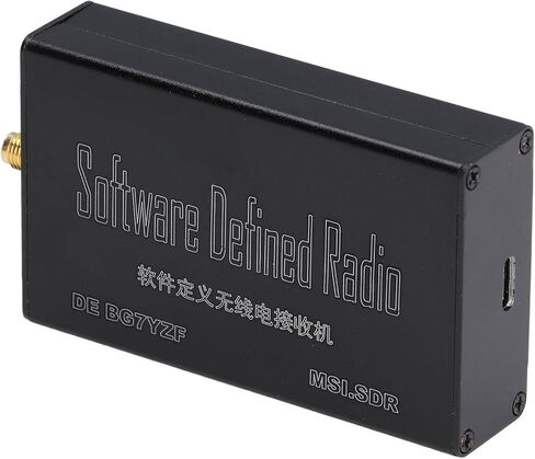 جهاز استقبال SDR راديو محدد بالبرمجيات Rsp1 من سبائك الألومنيوم متوافق مع نظام التشغيل Windows Linux Android 10 كيلو هرتز - 2 جيجا هرتز لراديو FM AM SSB CW أسود in Saudi Arabia