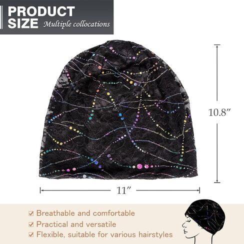 Cotton Slouchy Beanie Hats Women Chemo Sleeping Headwear Cancer Cap Workout Cap in Saudi Arabia