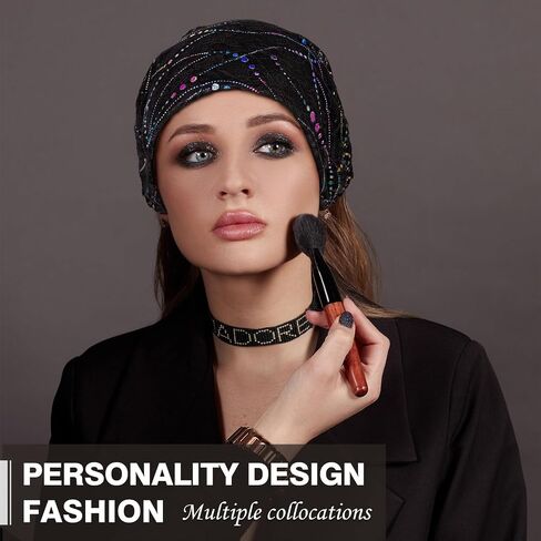 Cotton Slouchy Beanie Hats Women Chemo Sleeping Headwear Cancer Cap Workout Cap in Saudi Arabia