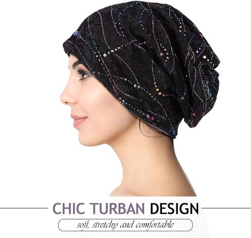 Cotton Slouchy Beanie Hats Women Chemo Sleeping Headwear Cancer Cap Workout Cap in Saudi Arabia