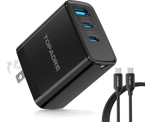 40W USB C Charger Block, 2-Pack Foldable Wall Charger in Saudi Arabia