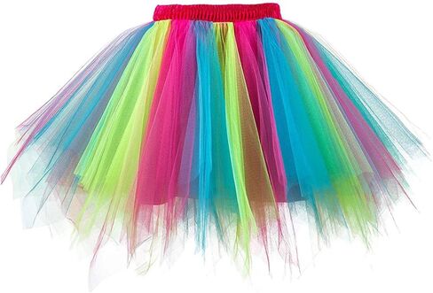 تنورة توتو نسائية عتيقة من الخمسينيات من القرن العشرين، تنورة باليه قصيرة من التول للهالوين in Kuwait