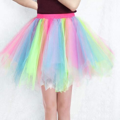 تنورة توتو نسائية عتيقة من الخمسينيات من القرن العشرين، تنورة باليه قصيرة من التول للهالوين in Kuwait