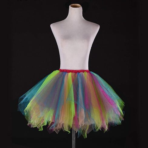 تنورة توتو نسائية عتيقة من الخمسينيات من القرن العشرين، تنورة باليه قصيرة من التول للهالوين in Kuwait