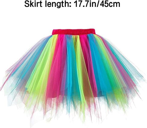 تنورة توتو نسائية عتيقة من الخمسينيات من القرن العشرين، تنورة باليه قصيرة من التول للهالوين in Kuwait