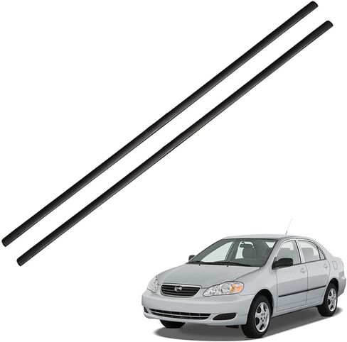 Roof Trim Molding Kit Sealing Strip Black Replacement for 2003-2008 Corolla in Saudi Arabia