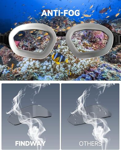 findway Swim Goggles, Adult swim goggles with Anti-fog No Leaking UV Protection, Swimming Goggles for Men Women Youth in Saudi Arabia