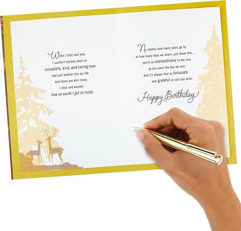 Hallmark Birthday Card for Husband or Boyfriend (Deer) in Saudi Arabia