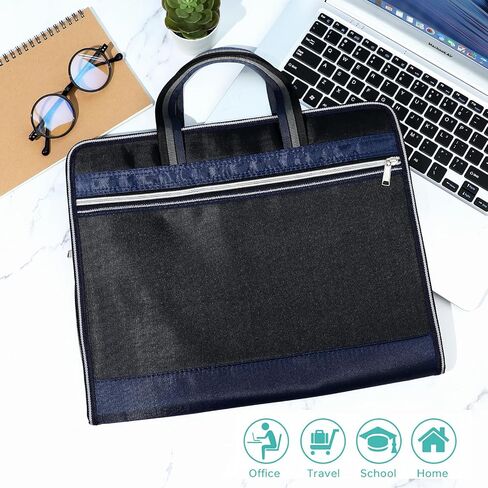 Accordion File Organizer with Handle, Portable File Folder A4 Letter Size Important Document Organizer Black Paper Organizer Folder School Office Supplies for Classroom Office Travel in Saudi Arabia