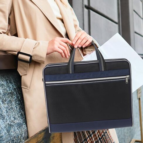 Accordion File Organizer with Handle, Portable File Folder A4 Letter Size Important Document Organizer Black Paper Organizer Folder School Office Supplies for Classroom Office Travel in Saudi Arabia