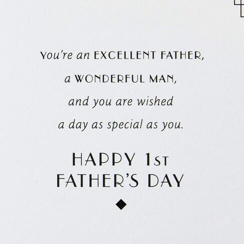 Hallmark Mahogany First Fathers Day Card (Today's An Important Day) in Saudi Arabia