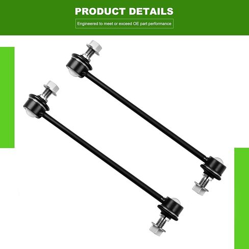 SCITOO 8pcs Front Suspension Kit Lower Control Arm w/Ball Joint Inner Outer Tie Rod End Sway Bar Link Fit 2001 2002 2003 2004 2005 2006 For Hyundai Santa Fe in Saudi Arabia