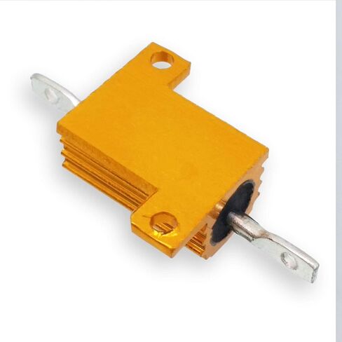 2PCS 12 ohm 12R 10W Watt Aluminum Housed Metal Case Wirewound Resistors in Saudi Arabia