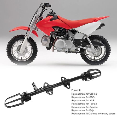 Footpegs Mount Bracket, Foot Pegs Mount Bracket Black Replacement for CRF50 50cc 70cc 110cc 125cc Pit Bikes in Saudi Arabia