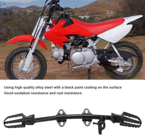 Footpegs Mount Bracket, Foot Pegs Mount Bracket Black Replacement for CRF50 50cc 70cc 110cc 125cc Pit Bikes in Saudi Arabia