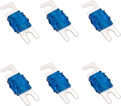 Tnisesm 9 Pcs Mini ANL Fuses 20A, 30A, 40A, 50A, 60A, 80A, 100A, 125A, 150A for Automotive Marine Audio Video System MINI-9S in Saudi Arabia