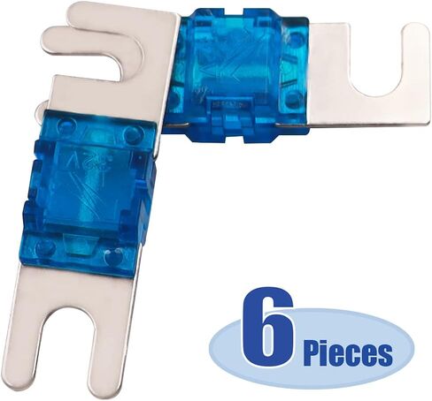 Tnisesm 9 Pcs Mini ANL Fuses 20A, 30A, 40A, 50A, 60A, 80A, 100A, 125A, 150A for Automotive Marine Audio Video System MINI-9S in Saudi Arabia