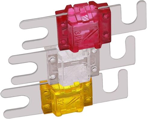 Tnisesm 9 Pcs Mini ANL Fuses 20A, 30A, 40A, 50A, 60A, 80A, 100A, 125A, 150A for Automotive Marine Audio Video System MINI-9S in Saudi Arabia