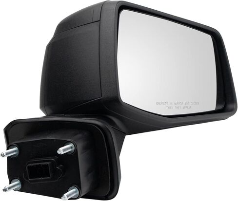 TRQ MRA09713 Right Passenger Side Door Mirror with Manual Folding Manual Adjustment Compatible with 2019-2020 Chevrolet Silverado 1500 in Saudi Arabia