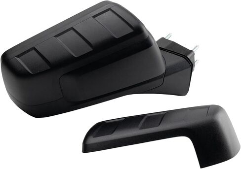 TRQ MRA09713 Right Passenger Side Door Mirror with Manual Folding Manual Adjustment Compatible with 2019-2020 Chevrolet Silverado 1500 in Saudi Arabia