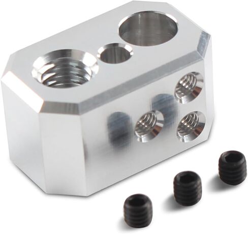 ملحقات الطابعة ثلاثية الأبعاد FYSETC - Prusa i3 MK4 Nextruder Heaterblock - كتلة ألومنيوم لـ Hotend: استنساخ كتلة تسخين بدرجة حرارة عالية لجزء MK4 MK3.9 XL لاستبدال المخزون من الطارد in Saudi Arabia