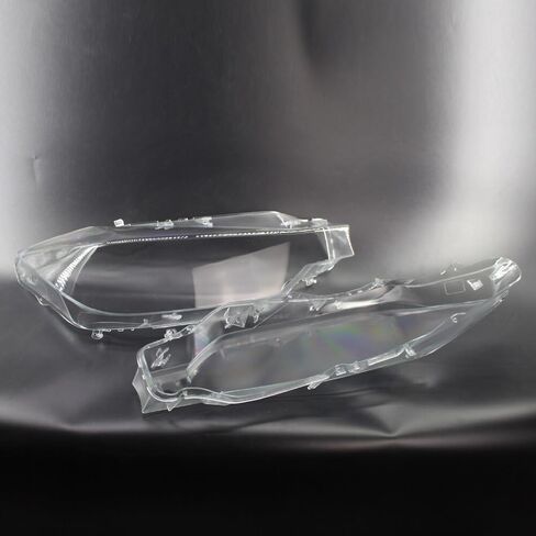 Headlight Lenses Plastic Covers 2PCS New Headlight Headlamp Lens Cover Left and Right Fit For BMW For F30 2012-2015 Clear Car Headlight Headlamp Lens Clear Lens Cover in Saudi Arabia