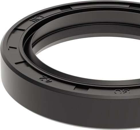 Oil Seal O Ring 36mm OD 25mm ID 7mm Width, TC Nitrile Rubber Cover Double Lip with Spring for Bearing Shaft Resist Oil and Heat, Black in Saudi Arabia