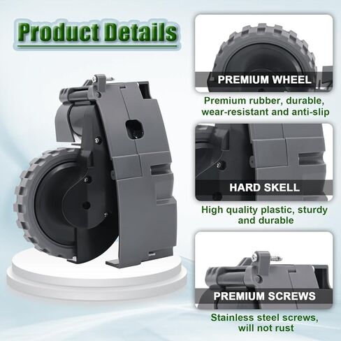 Right Left Drive Wheel Module for iRobot Roomba 500 600 700 800 900 Robot Vacuum Cleaner Repair Replacement Parts Accessories in Kuwait
