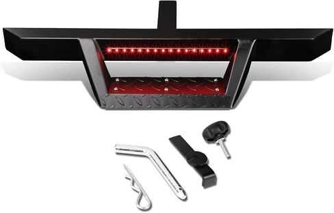 DNA Motoring HITST-2-333-BK Hitst Class Iii 2" Receiver Trailer Tow Hitch Step Bar, Black in Saudi Arabia