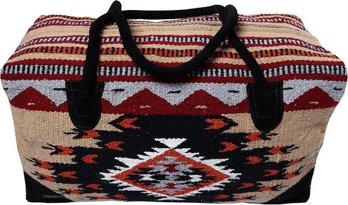 El Paso Designs Southwest Duffel Bag- Camino Real Native American and Mexican Style Jumbo Large Travel Bags (Durango) in Saudi Arabia