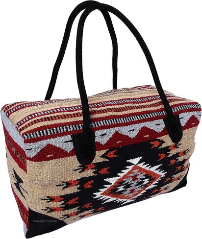 El Paso Designs Southwest Duffel Bag- Camino Real Native American and Mexican Style Jumbo Large Travel Bags (Durango) in Saudi Arabia