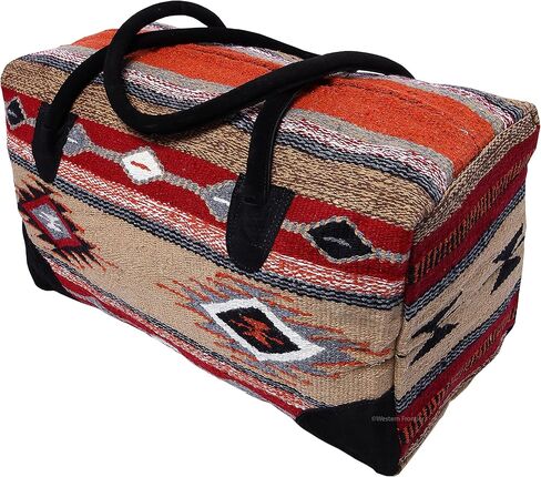 El Paso Designs Southwest Duffel Bag- Camino Real Native American and Mexican Style Jumbo Large Travel Bags (Durango) in Saudi Arabia