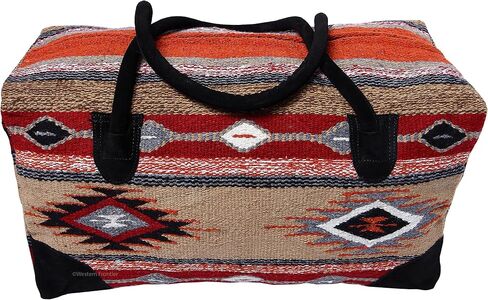 El Paso Designs Southwest Duffel Bag- Camino Real Native American and Mexican Style Jumbo Large Travel Bags (Durango) in Saudi Arabia