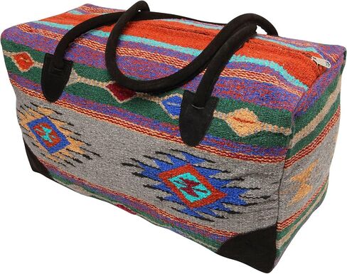 El Paso Designs Southwest Duffel Bag- Camino Real Native American and Mexican Style Jumbo Large Travel Bags (Durango) in Saudi Arabia