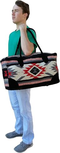 إل باسو ديزاينز حقيبة سفر كبيرة الحجم من ساوثويست - كامينو ريل على الطراز الأمريكي والمكسيكي الأصلي (دورانجو) in Kuwait