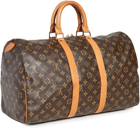 Louis Vuitton Women's Pre-Loved Keepall 45 Monogram Duffle, Brown, One Size in Saudi Arabia