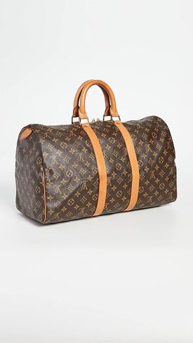 Louis Vuitton Women's Pre-Loved Keepall 45 Monogram Duffle, Brown, One Size in Kuwait